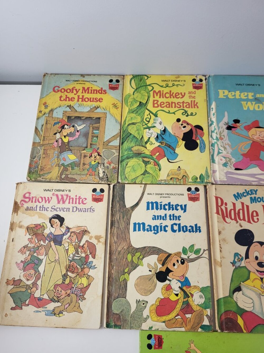 Lot of 12 Vintage Walt Disney's Wonderful World of Reading Children's Books - Picture 2 of 11